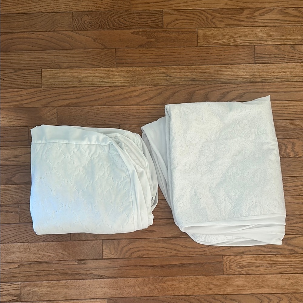 👶🏻 SEALY Baby Crib Mattress Pads white bundle 2 baby crib bundle bedding